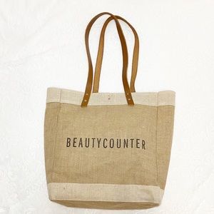 Apolis Market Tote with BeautyCounter Custom Logo